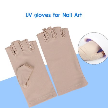 Anti-UV Radiation Protection Gloves LED Nail Lamp UV Protection Gloves Nail Art Gel Nail Dryer Light Nail Art Equipment Nail Tools