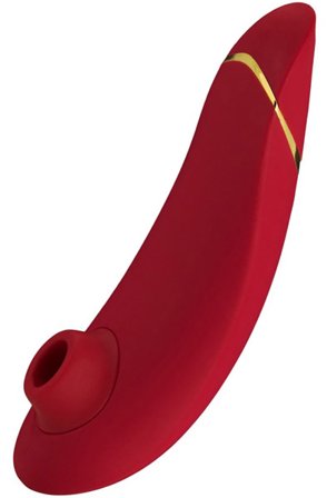Kjøp Womanizer Premium 2 Clitoris Stimulator Red - Lufttrykksvibrator | God pris