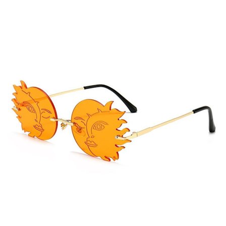 Seje solformede solbriller kvinder oversized UV400 unikke