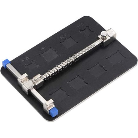 PCB kretskort holder, universell holder for justerbar mobiltelefonreparasjon og lodding, med 8 typer IC-spor, rustfritt stål