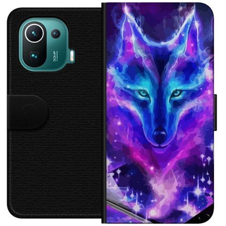 Plånboksfodral till Xiaomi Mi 11 Pro med Neon Varg