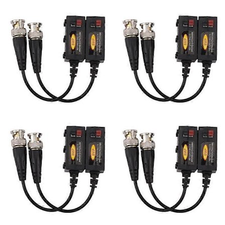 1080P AHD/HD-CVI/TVI/CVBS HD Video Balun -lähetin, 4 paria
