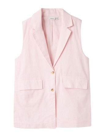 Nkffalinnen Waistcoat Pink Name It