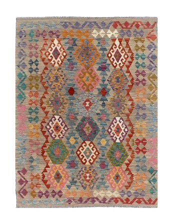 158X199 Alfombra Oriental Kilim Afghan Old Style (Lana, Afganistán)