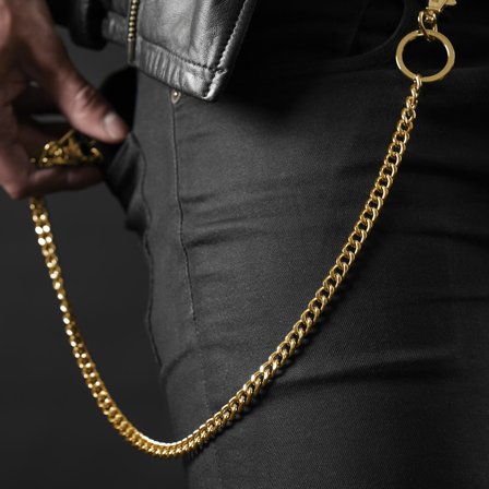 Corrente de Carteira Dourada para homens - Correntes para carteira