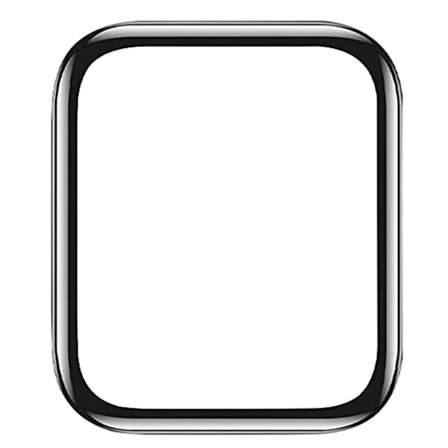 Apple Watch Series 4/5/6/SE 40/44mm Skärmskydd Svart ram