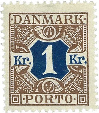 Danmark 1925 - Portomærke AFA 19 - Postfrisk