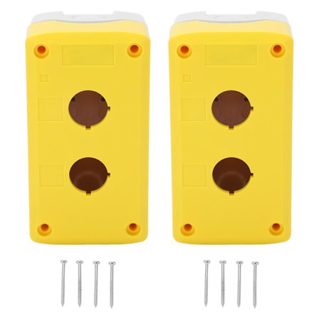 Vattentät Knappbox Switch Konsol Fodral - Gul+Grå (2 Set)