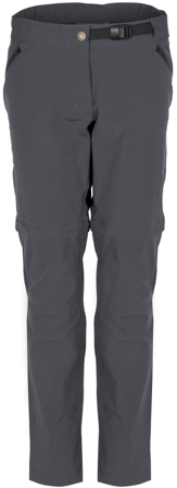 Pinewood Everyday Travel Zipoff Trousers naisten katkolahjehousut, harmaa