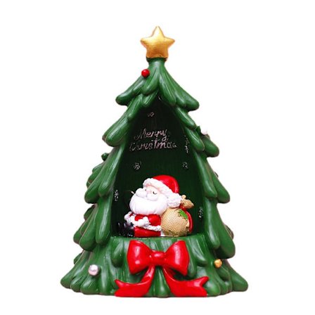 Arbre de Noël, sera lumineux, arrangemang de scène de Noël et dekoration, artisanat de résine de Noël, cadeaux de Noël pour les amoureux