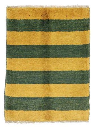 Randig Liten Gabbeh Fine Matta 63X87 Ull