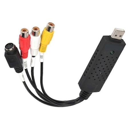 USB 2.0 Audio Video VHS til DVD PC Konverter Capture Card Adapter for Win 10
