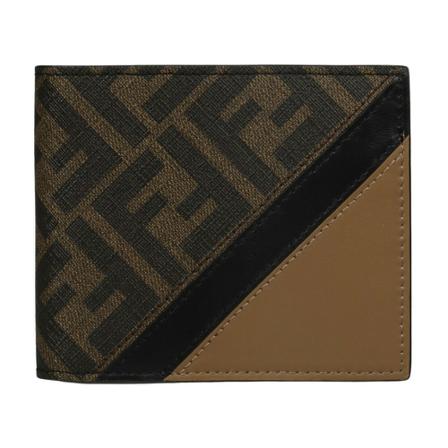 Fendi, Wallets Cardholders Brązowy, Mężczyzna, Rozmiar: ONE Size