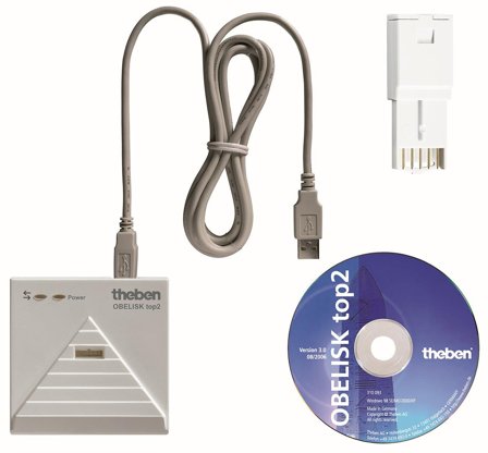 Theben 9070409 Programmeringsset för Windows 7/XP/2000, Elfördelning & strömförsörjning