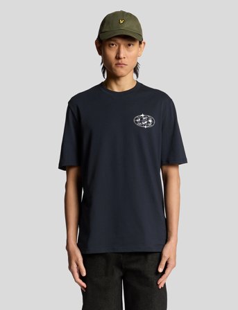 Lyle & Scott Chrome Graphic T-Shirt - Grey - L