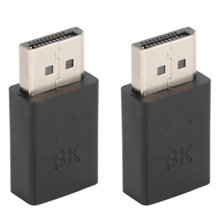 2st DP hane till MINI DP hona adapter högupplöst 8K 2 lägen Liten bärbar Lätt Displayport Kabelomvandlare
