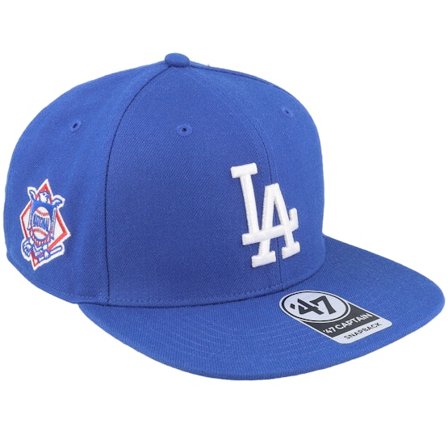 47 Brand - MLB - Blue - snapback - Cap - Los Angeles Dodgers MLB Sure Shot Captain Royal Snapback - Hatstore