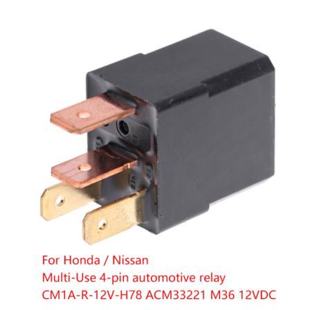 Acm33221 M36 12v 4-stifts Bilrelä För Honda 4-stifts Automo