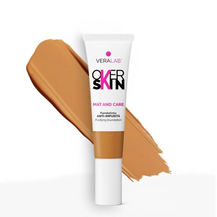 Overskin MAT AND CARE 11 BRONZE 30ml - Fondotinta liquido