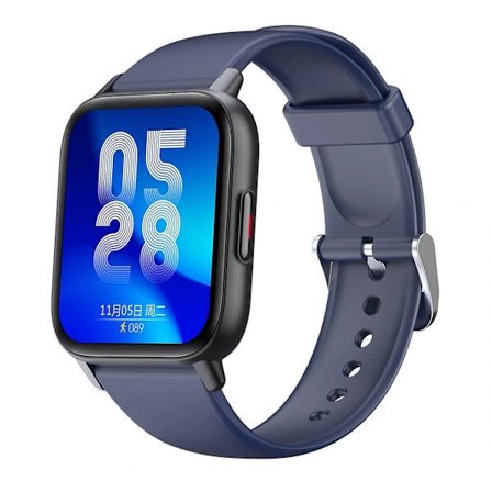 Fitness Tracker Qs16pro Smartwatch Kroppstemperatur Fitness Män Kvinnor Vattentät Sport Smartklockor Blå