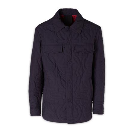 Salvatore Ferragamo, Single-Breasted Coats Blauw, Heren, Maat:M