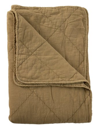 C'est Bon Cotton Throw - Khaki green - 140X200CM