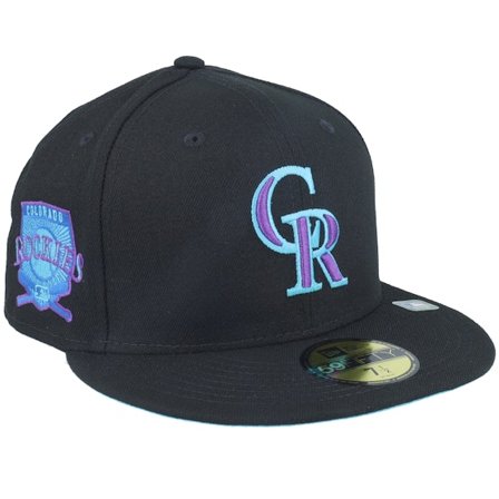 New Era - Negro fitted Gorra - Colorado Rockies 59FIFTY Fathers Day 23 Black Fitted @ Hatstore