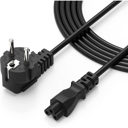 Strömkabel för PC Samsung Acer Aspire 5733 Dell Sony Lenovo HP Toshiba, Kontakt EU Sladd 1,8m