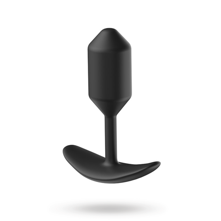 BLACK SILICONE BUTTPLUG #1 - Vuxen