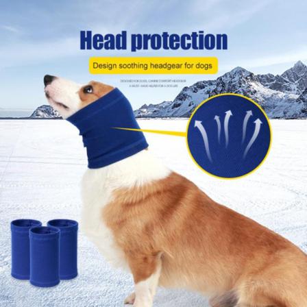 Tröstande Huvudbonad För Hund För Hundar Hundhaklappssjal