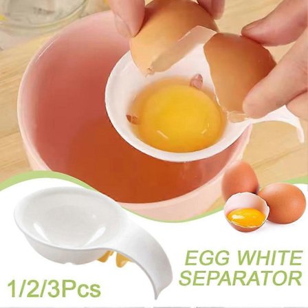 Elintarvikelaatuinen muovinen kananmunan keltuaisen ja valkuaisen erotin, uutuuskeittiöväline