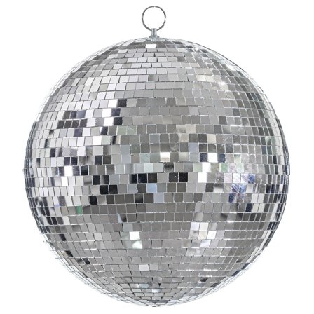 Hengende Discoball Sølv 30 cm