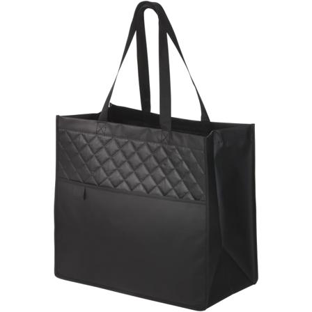 Bullet Cross Quiltad Laminerad Non-woven Bärbar Väska 36,5 X