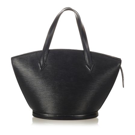 Louis Vuitton Vintage, Pre-owned Epi Saint Jacques PM Short Strap Leather Zwart, Dames, Maat:ONE Size