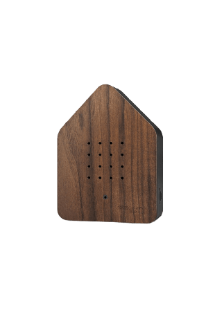 Relaxound Zwitscherbox Speldosa Fågelkvitter Valnöt Högtalare Brun