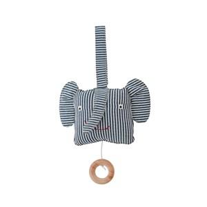 OYOY Blue Erik Elephant Music Mobile 0 - 3 years - First toys and baby toys - 0 - 3 years - Blue