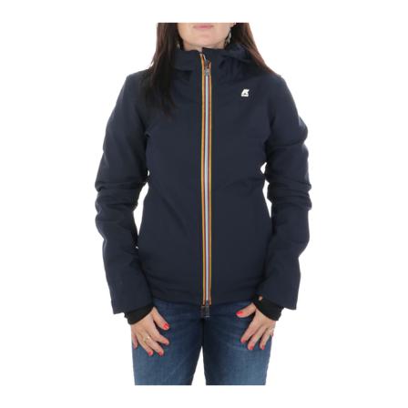 K-Way Women Clothing Jakke ; Coats K008Jx0 Blå, Dame
