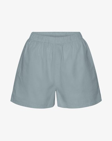 Women Organic Twill Shorts - Steel Blue - Female - L
