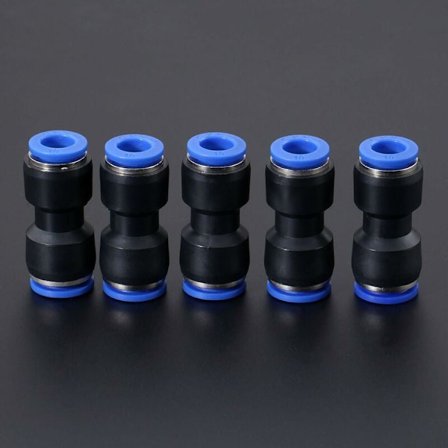 5-delad pneumatisk koppling för insättning av raka reduceringskopplingar för luftslang Pipepg12-10