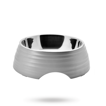 Dogman Skål Amy - Grå - Matskåler, Hundegobiter & Tyggeben til hund & katt på Doggie.no - Hundegodbiter, Tyggebein & matskåler