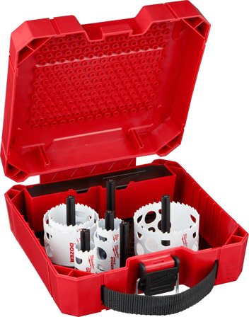 Milwaukee HOLE DOZER 49224201 Hålsågsats 10 delar, Maskintillbehör & förbrukning