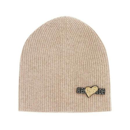 Heartmade, Adna Knit Beanie Beige, Dames, Maat:ONE Size