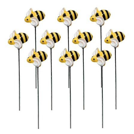 10 stk. Lille Bi Stikprop Bier Have Stakes Stake Dekoration Bi Haver Have Stake Yard Bier Skilt Have Stakes Dekorative