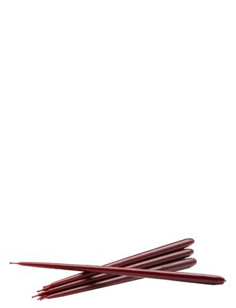 Stoff Taper Candles By Ester & Erik, Box With 6 Pieces Home Decoration Candles Pillar Candles Punainen STOFF Nagel