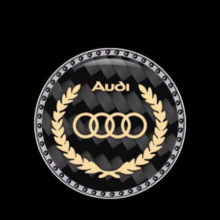 Tvåpack klistermärken för bilmotorns start- och stoppknapp (Audi)