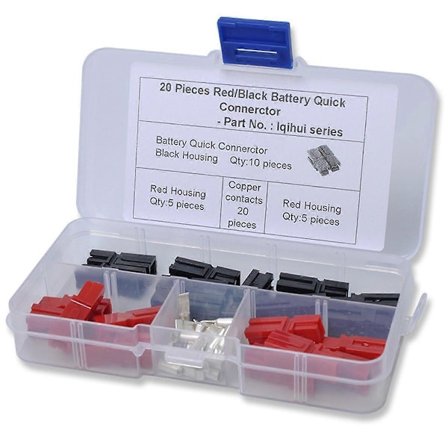 Type A 10 Par Til Anderson 30A Bilbatteri Strømforsyning Konnektor Powerpole Elektrisk