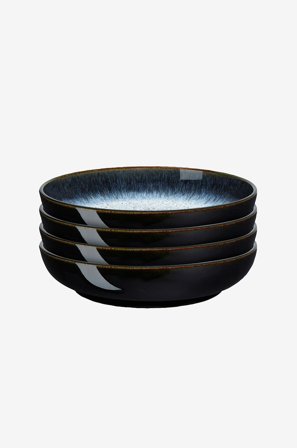 Denby - Skåler Halo Nesting diameter 20,5 cm 4-pk - Svart - Skåler - Fra Homeroom