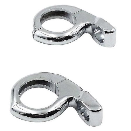 1 tomme 25 mm krom blinklys styre klemme på adapterfeste ATV motorsykkel scooter