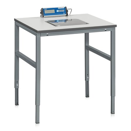 Veiebord, justerbar høyde, 800x800x24 mm