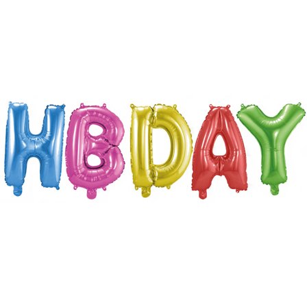 Happy Birthday Balloner Folie